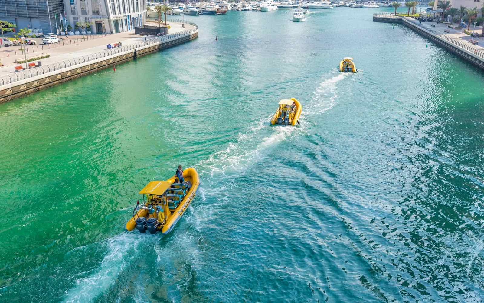 Yellow Boats Speedboat Tour, Dubai