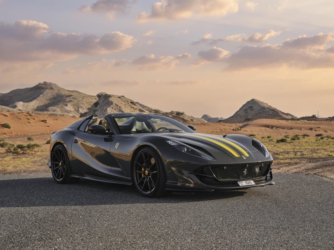 Ferrari 812 GTS Novitec Spyder, luxury car rental in Dubai, photo 1