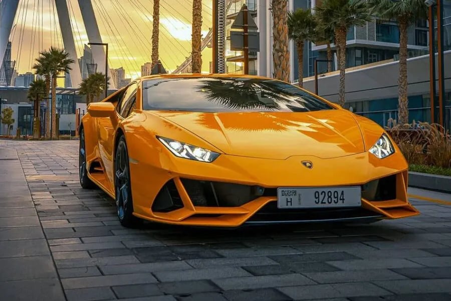 Lamborghini Huracan Coupe, luxury car rental in Dubai