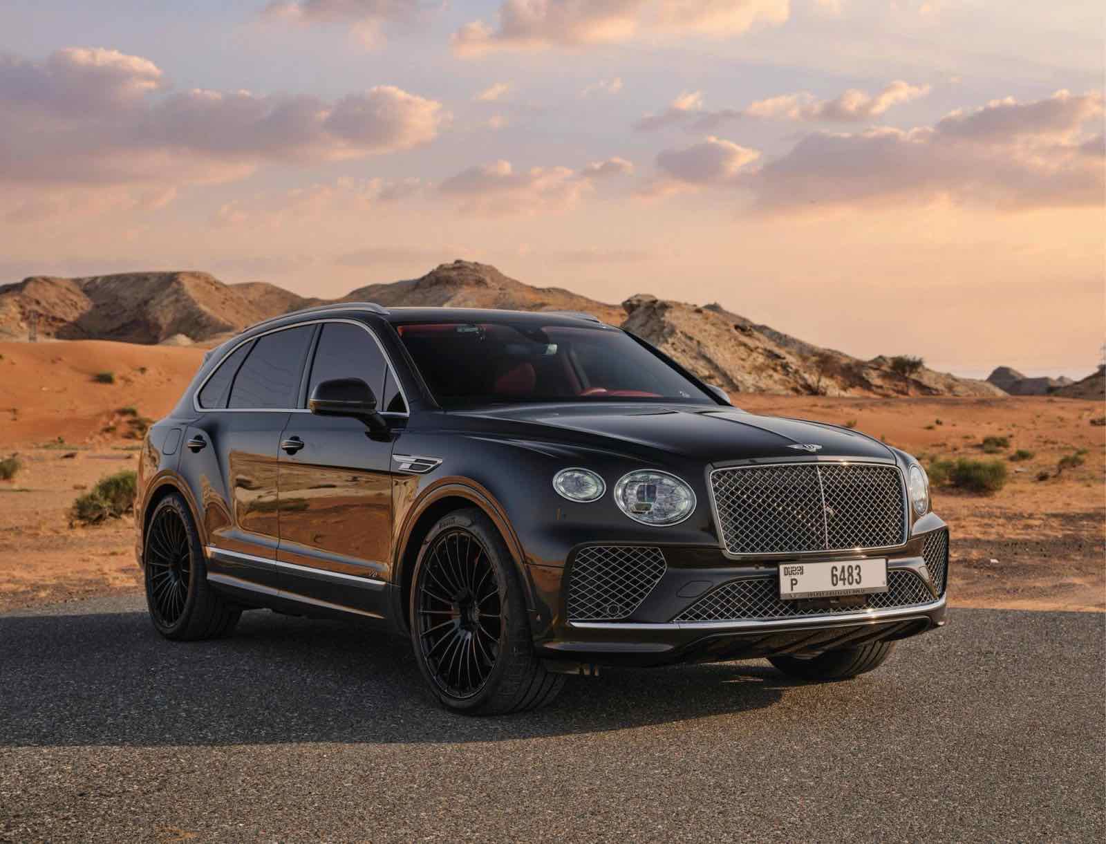 Bentley Bentayga Brown, luxury car rental in Dubai