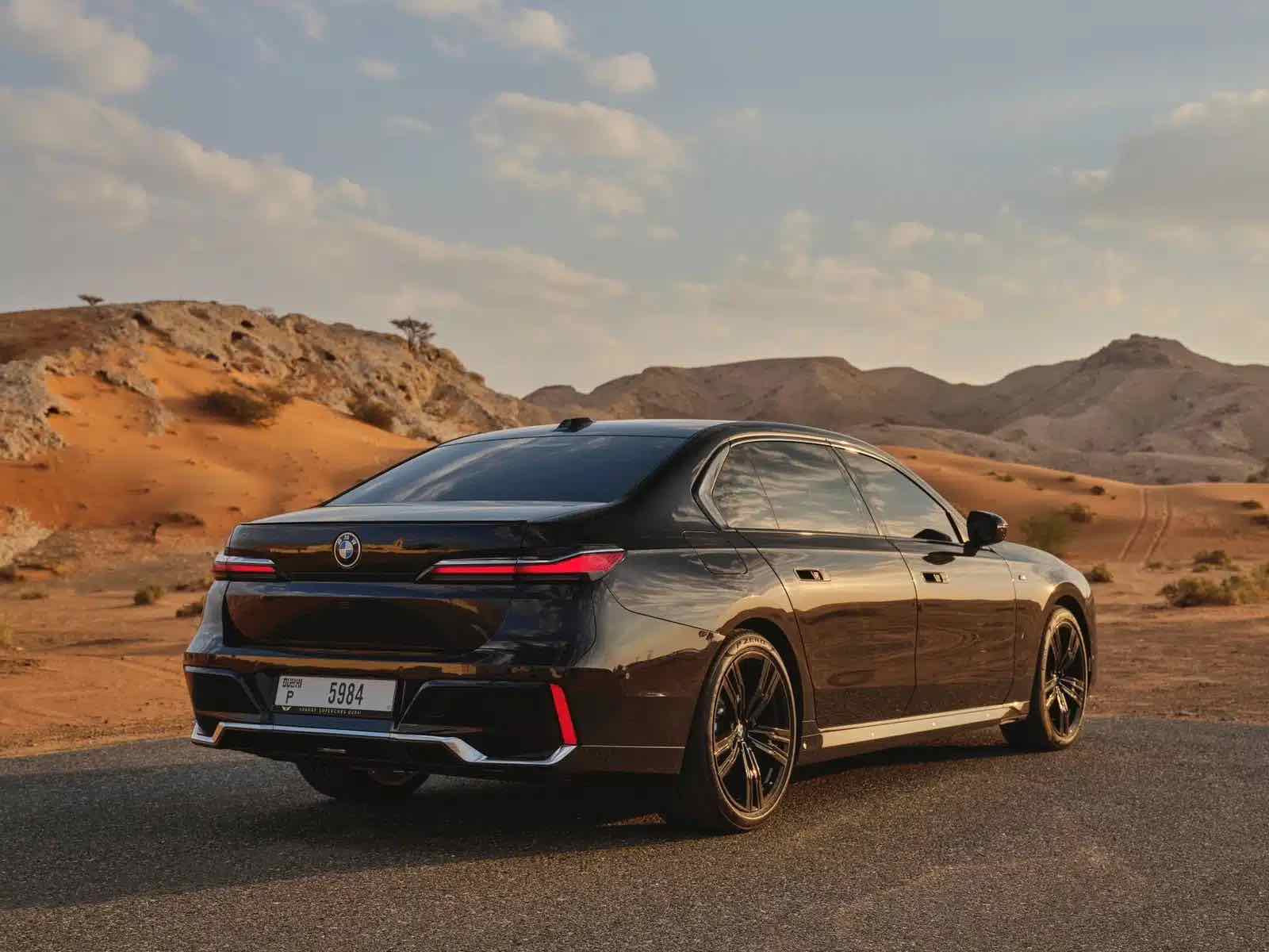 BMW 735i, luxury car rental in Dubai, photo 2
