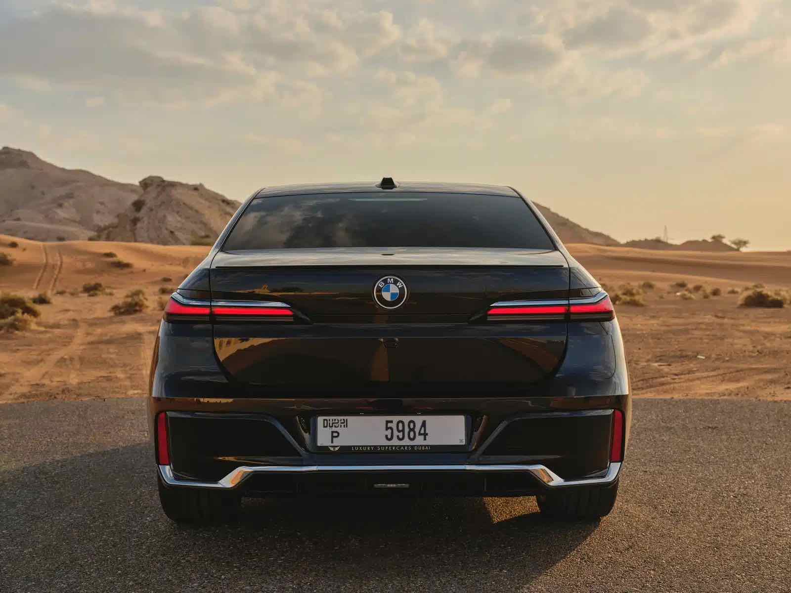 BMW 735i, luxury car rental in Dubai, photo 3
