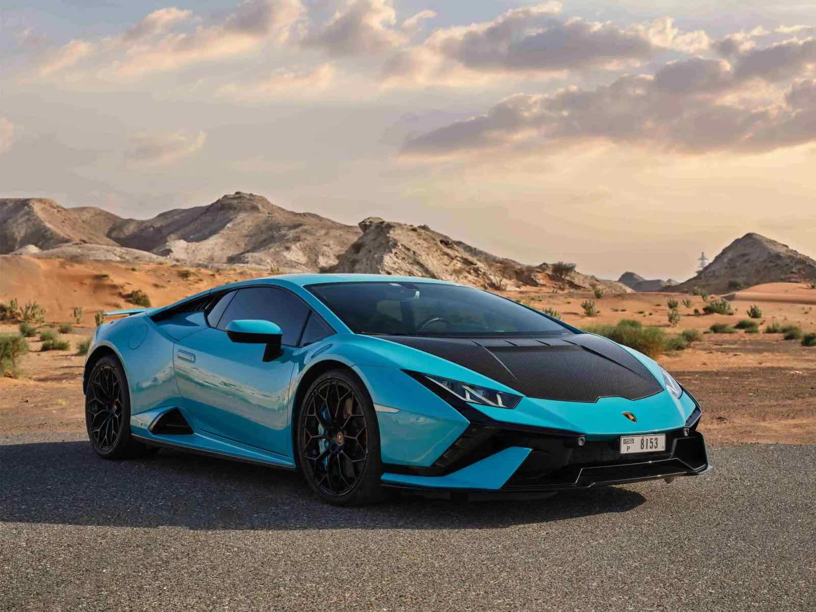 Lamborghini Huracan Tecnica, luxury car rental in Dubai
