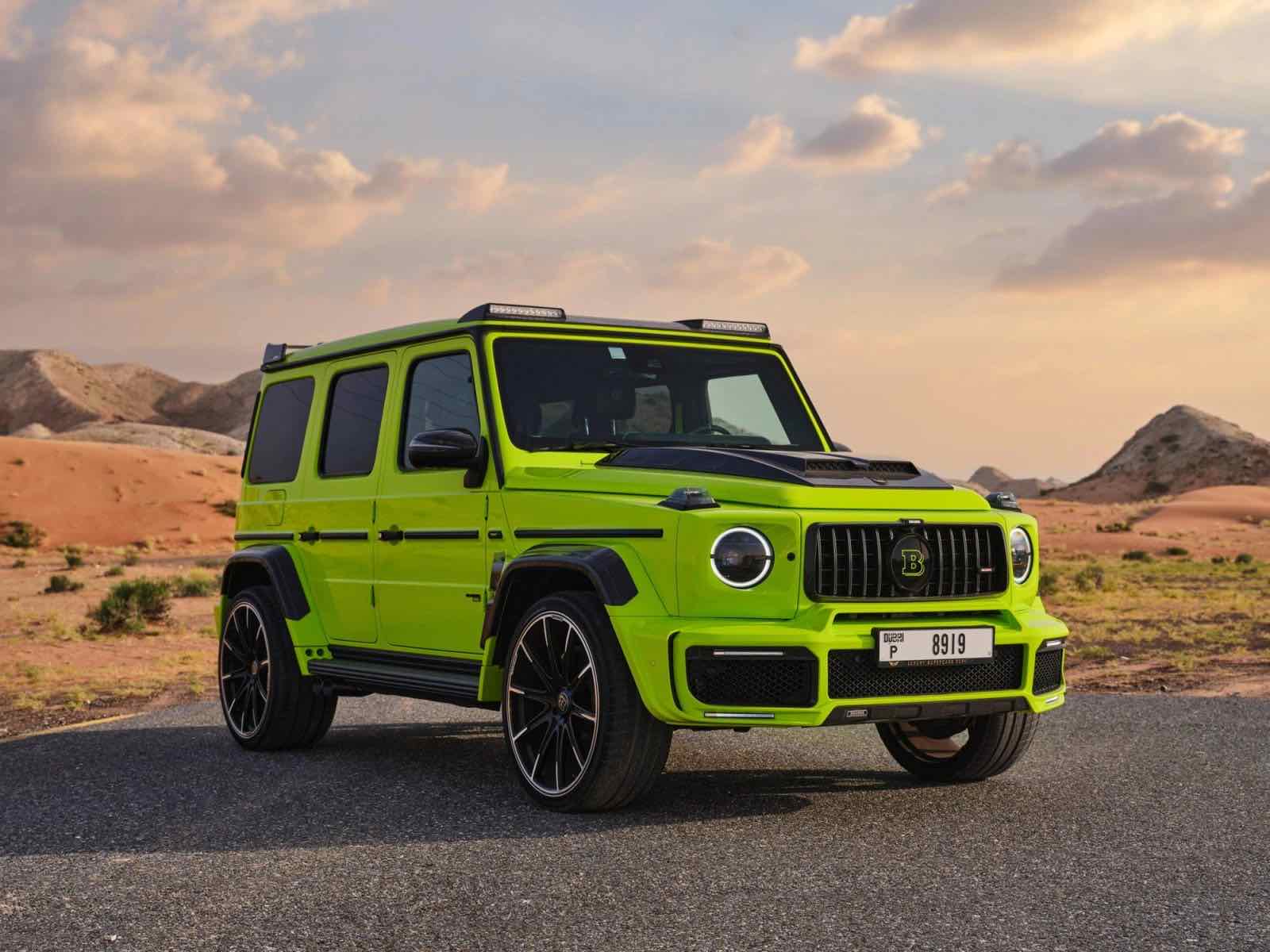 Mercedes Benz AMG G63 800 Widestar, luxury car rental in Dubai