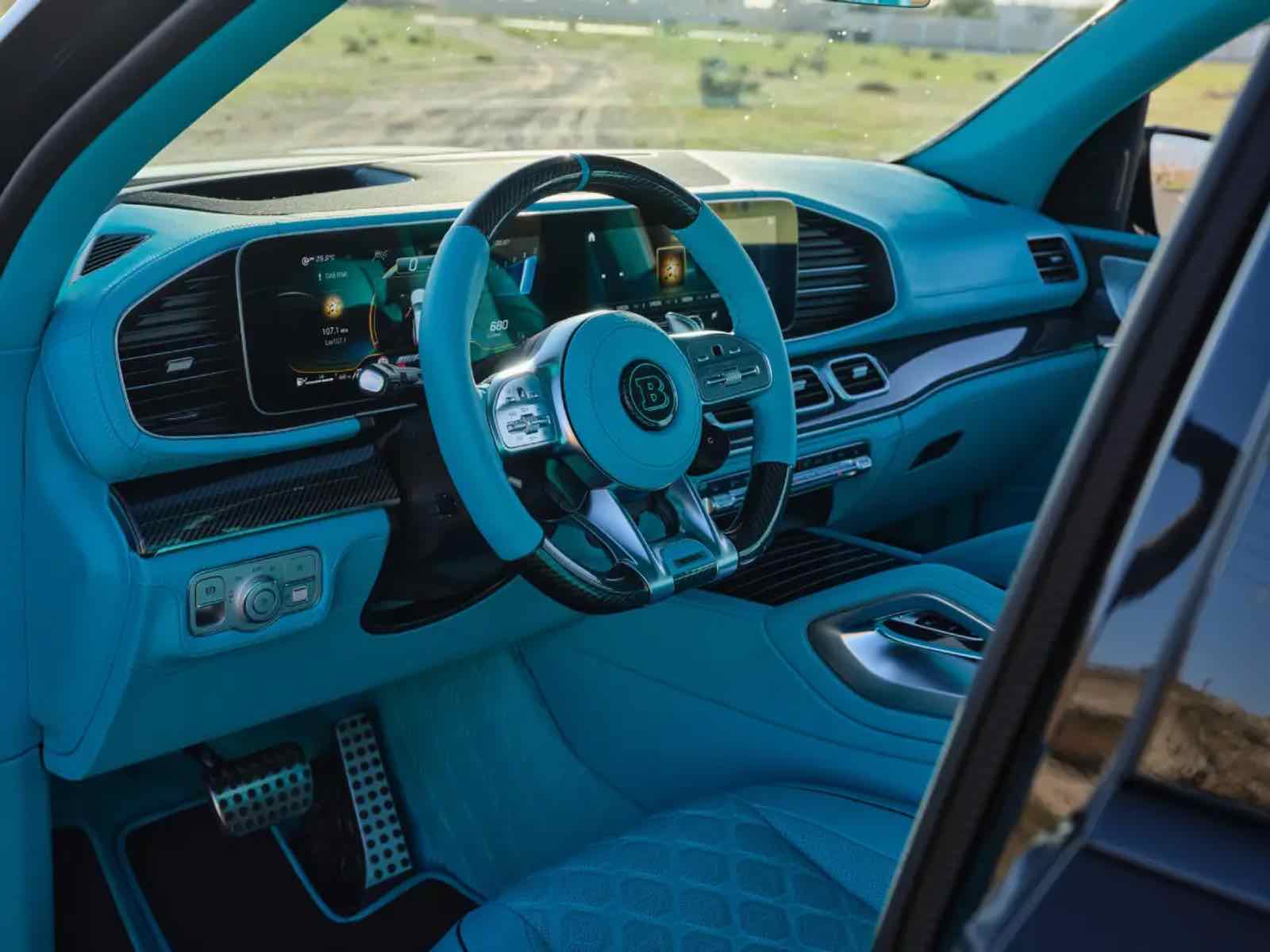 Mercedes Benz AMG GLS63 S BRABUS, luxury car rental in Dubai, photo 2