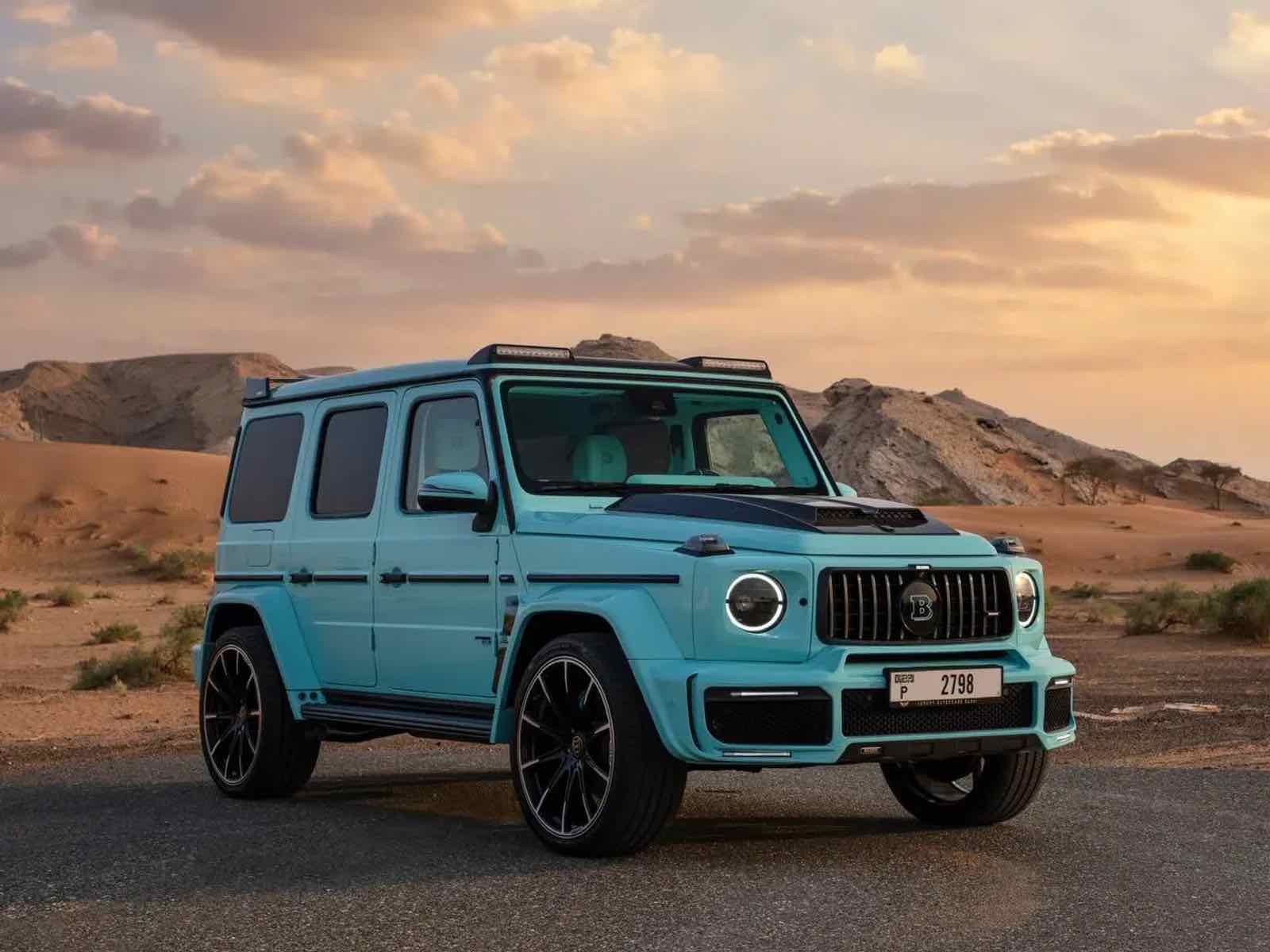 Mercedes Brabus G63 800 Widestar, luxury car rental in Dubai