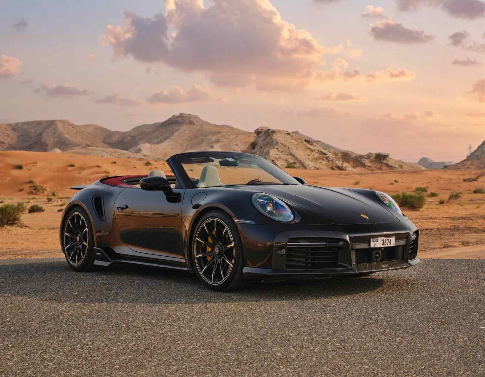 Porsche 911 Turbo S, luxury car rental in Dubai