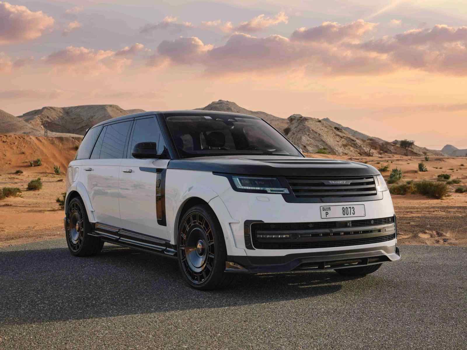 Range Rover Vogue Mansory, luxury car rental in Dubai