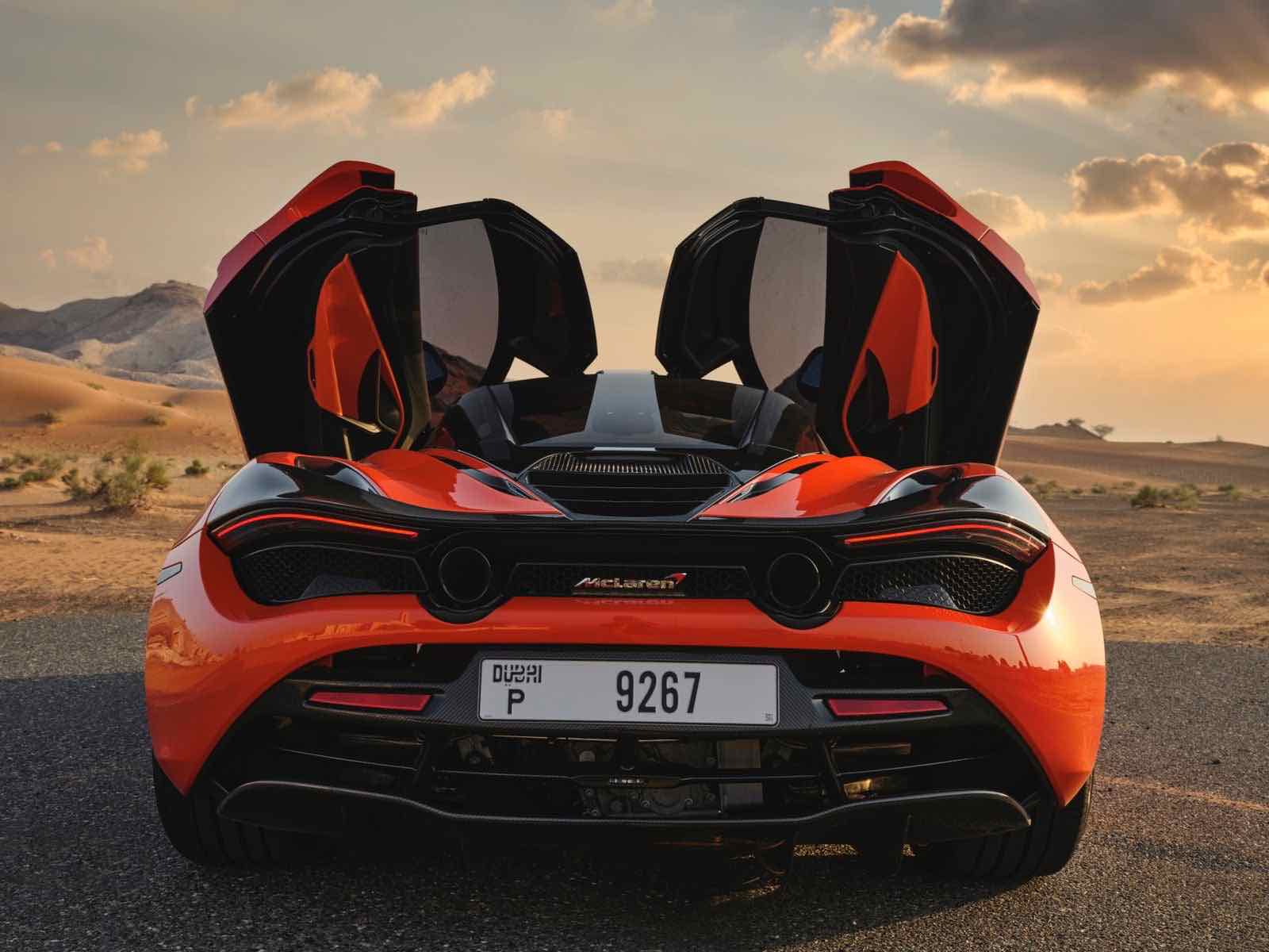 McLaren 720S, luxury car rental in Dubai, photo 5
