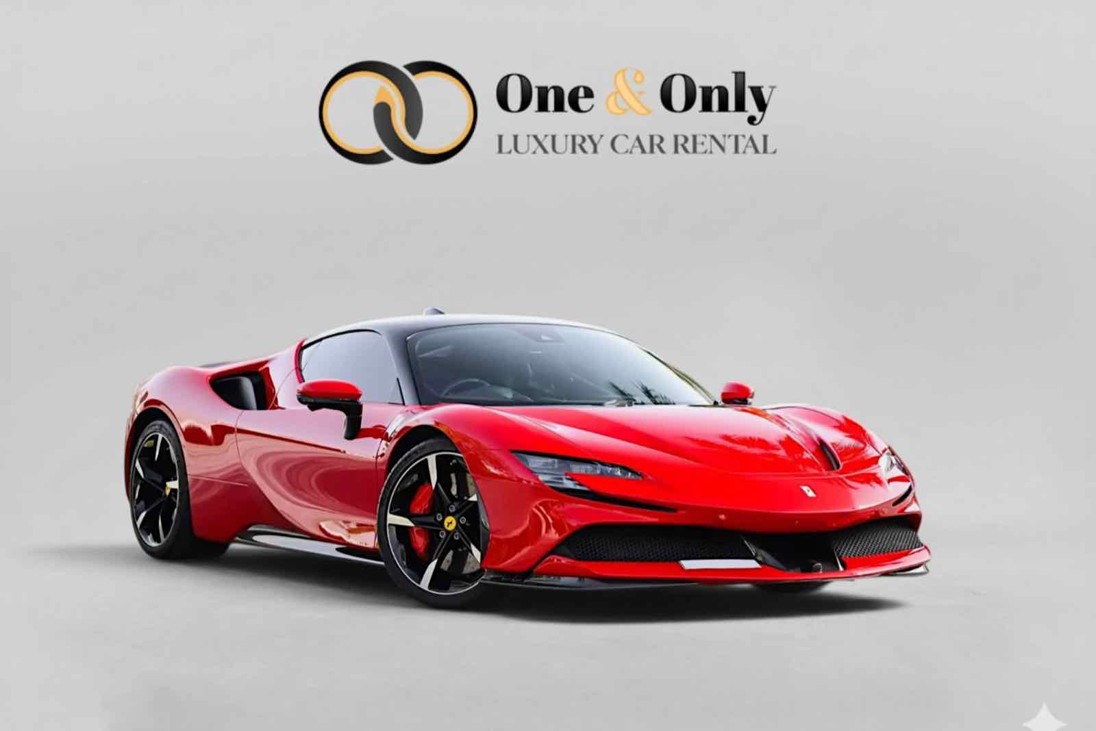 Ferrari SF90, luxury car rental in Dubai