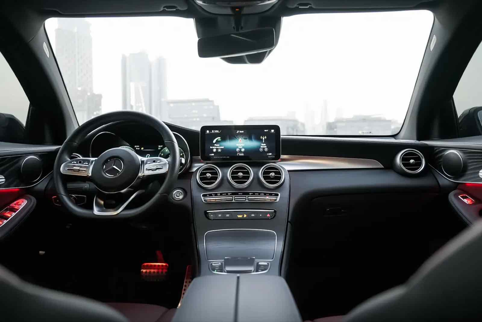 Mercedes GLC 200 Coupe for rent in Dubai, photo 3