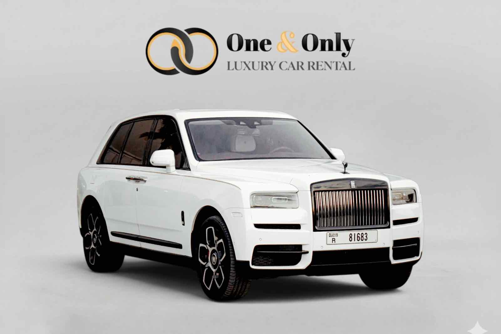 Rent Rolls Royce Cullinan Dubai White, luxury car rental in Dubai