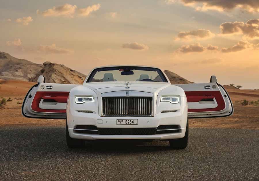 Rolls Royce Dawn Black, luxury car rental in Dubai, photo 4