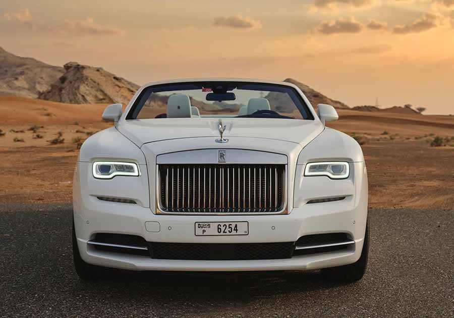 Rolls Royce Dawn Black, luxury car rental in Dubai, photo 5