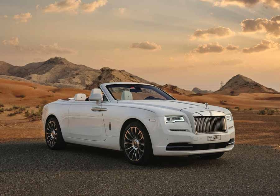 Rolls Royce Dawn Black, luxury car rental in Dubai, photo 6
