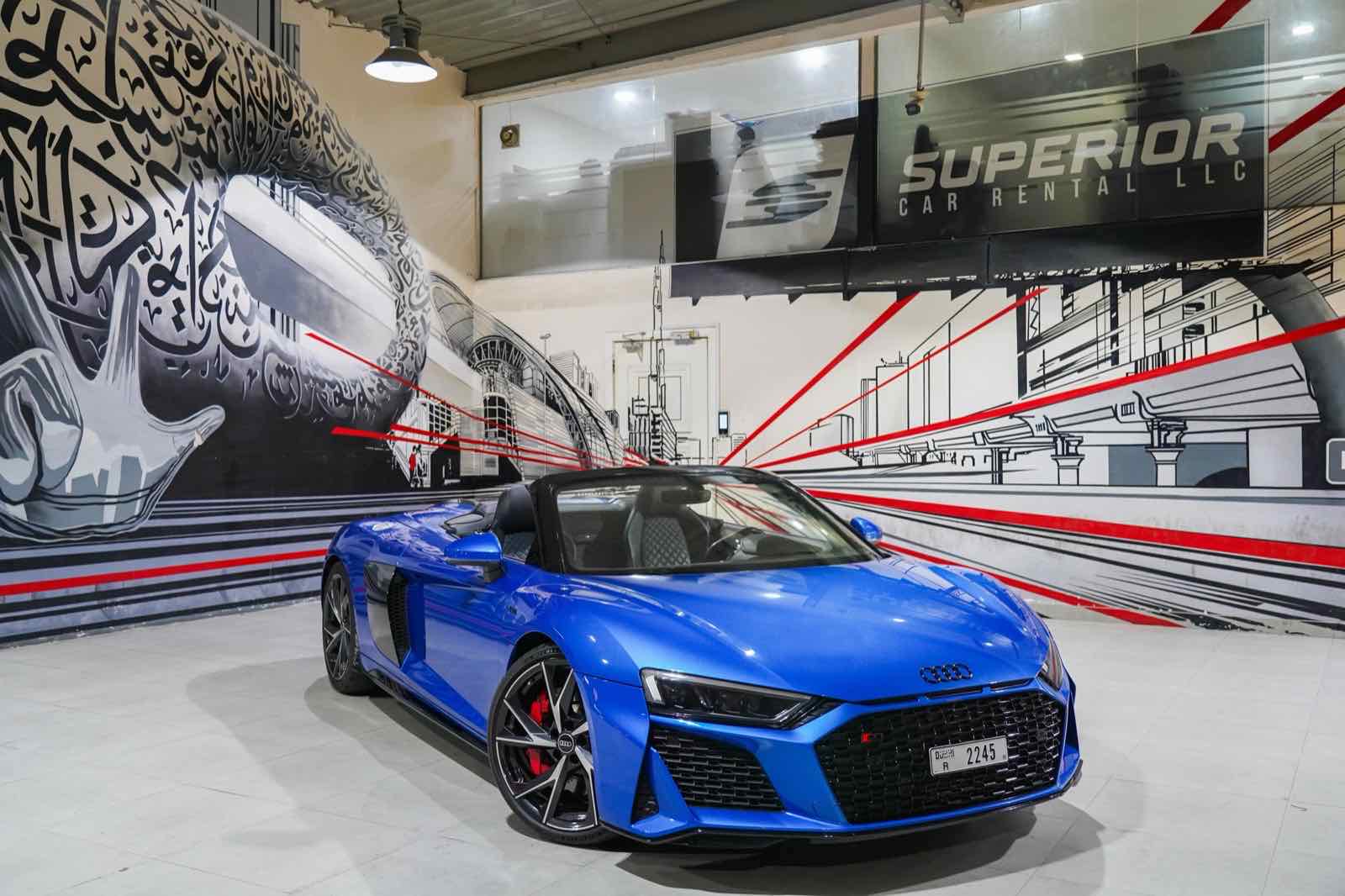 Audi R8 Spyder (V10), luxury car rental in Dubai