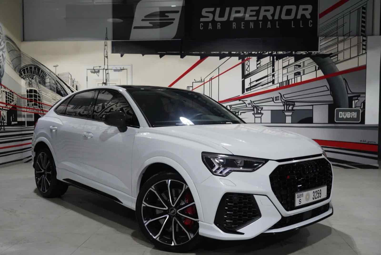 Audi RS Q3, luxury car rental in Dubai