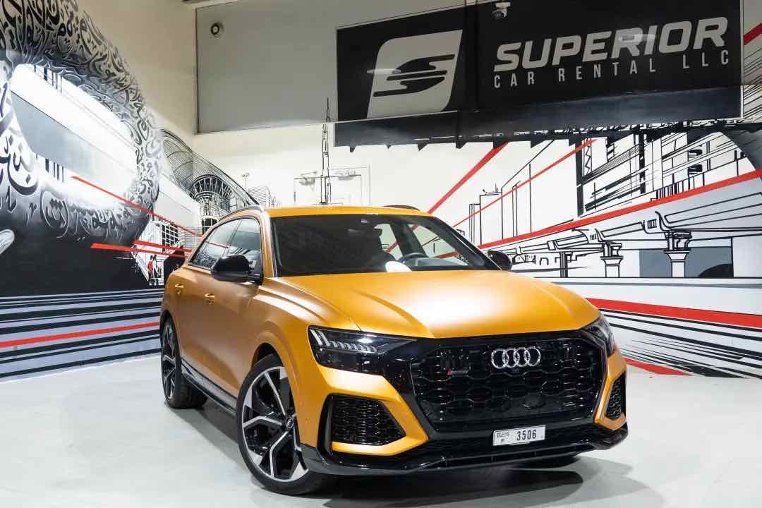 Audi RS Q8, luxury car rental in Dubai
