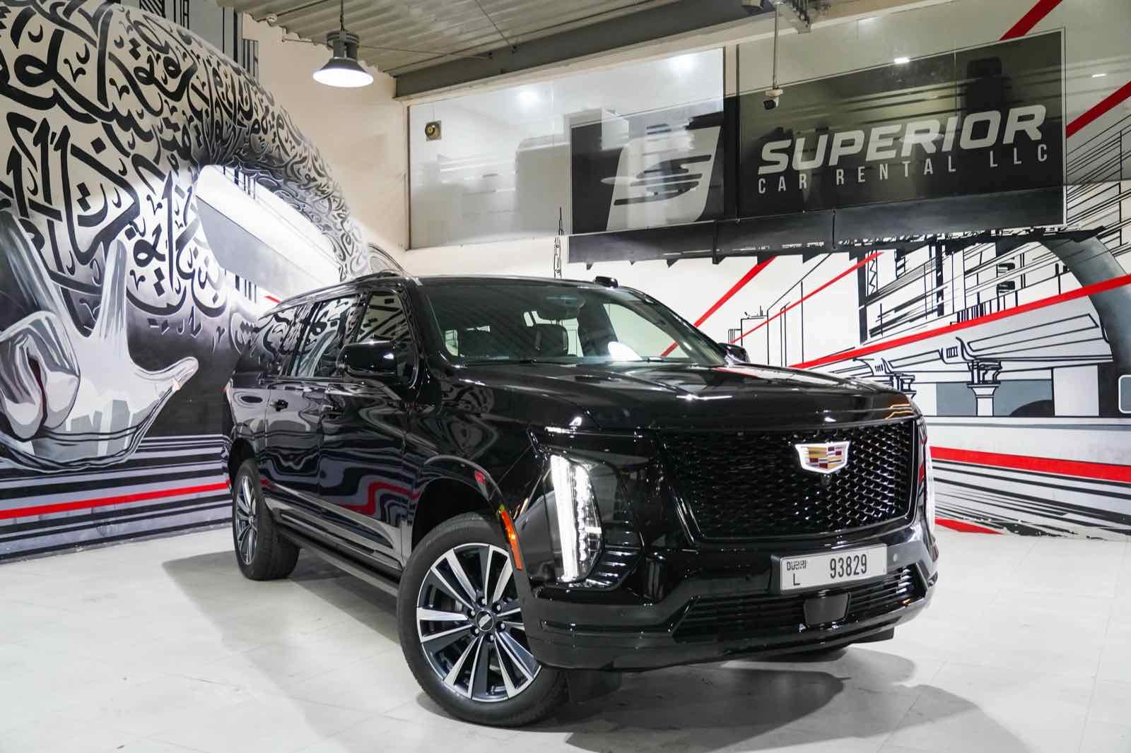 Cadillac Escalade ESV, luxury car rental in Dubai
