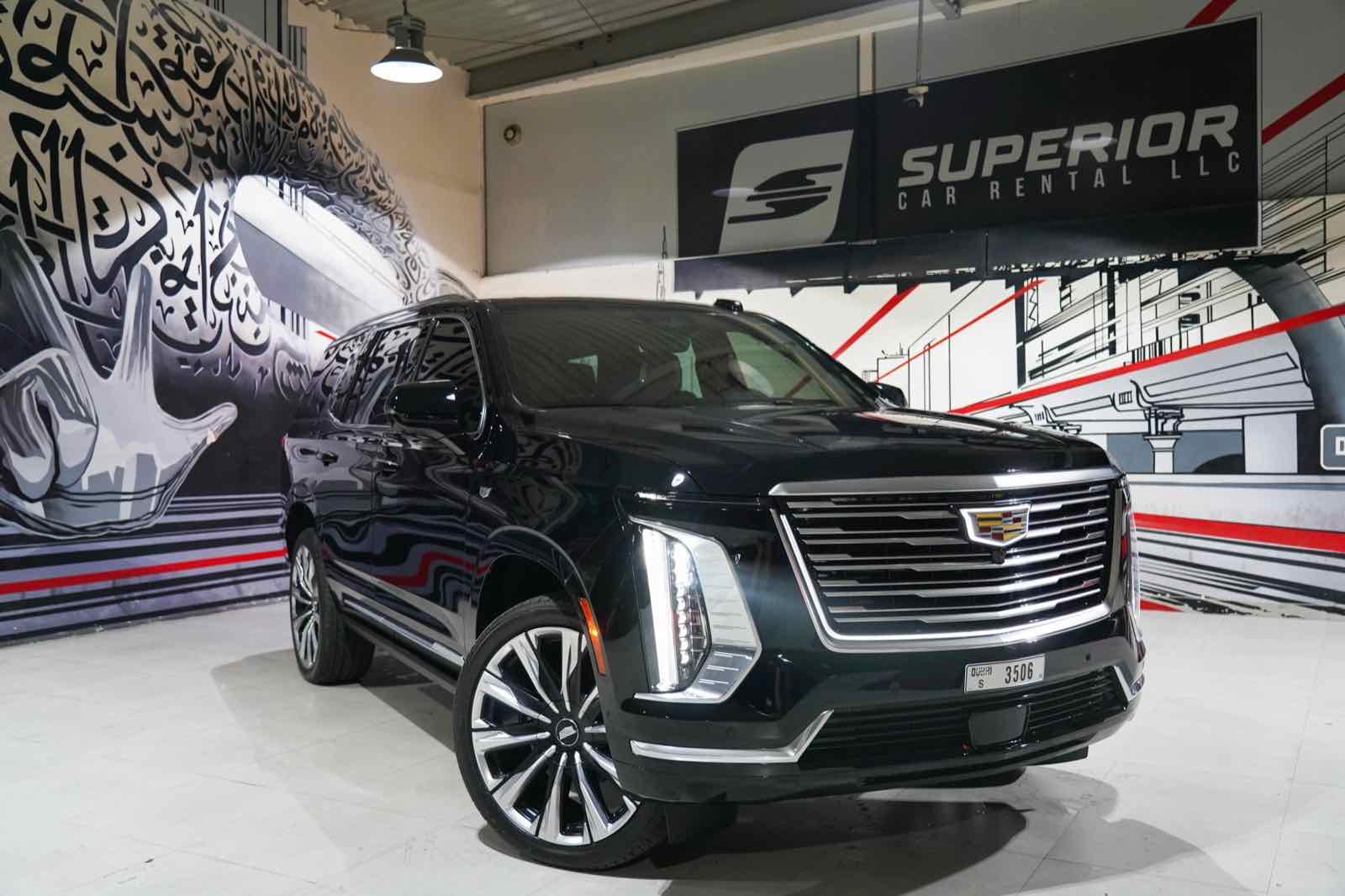 Cadillac Escalade Premium Luxury Platinum, luxury car rental in Dubai