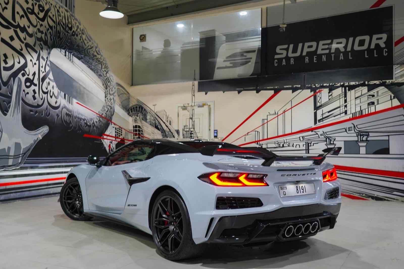 Chevrolet Corvette Stingray C8 Z06 for rent in Dubai, photo 5