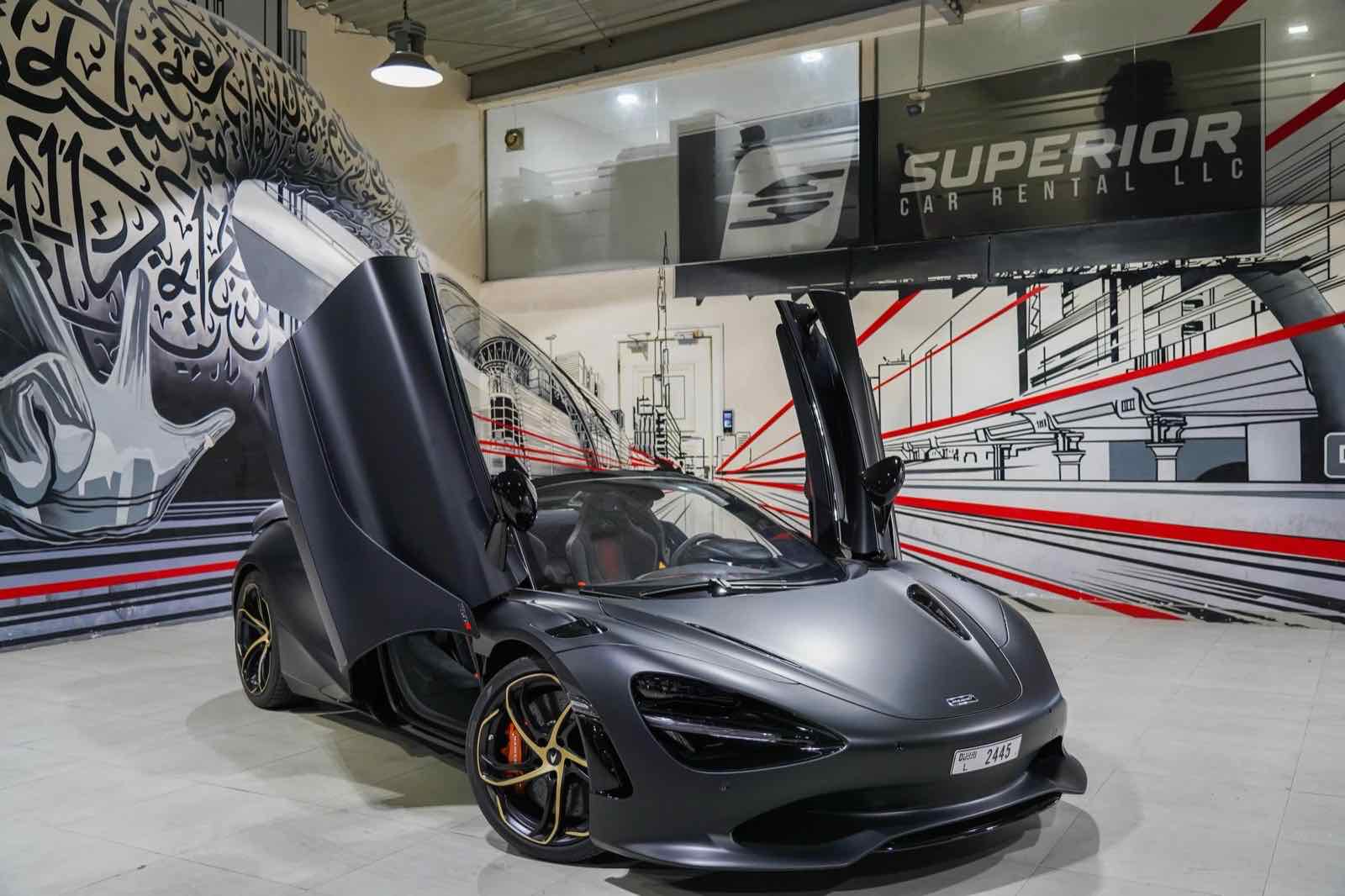 McLaren 750s Spider, luxury car rental in Dubai