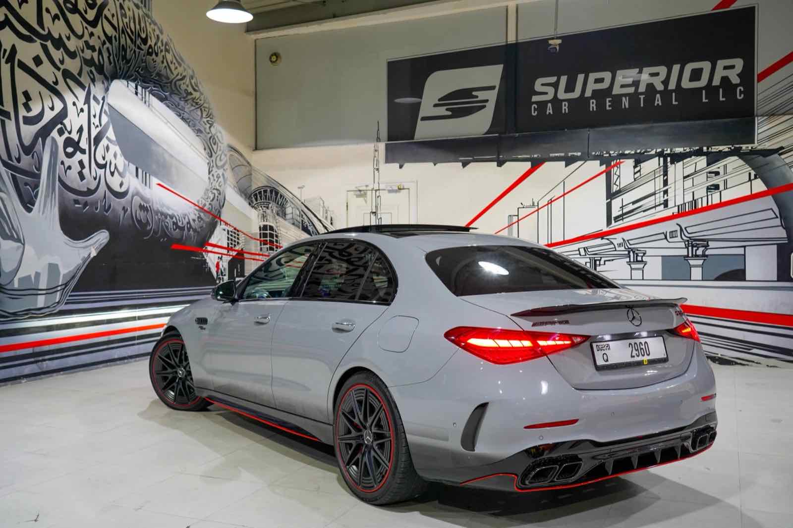 Mercedes C63s AMG (700 HP) E Performance for rent in Dubai, photo 9