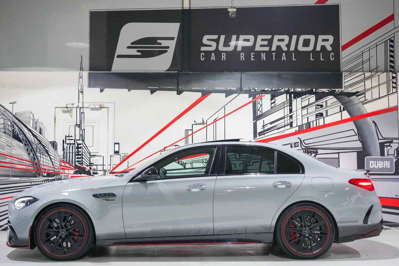 Mercedes C63s AMG (700 HP) E Performance for rent in Dubai, photo 2
