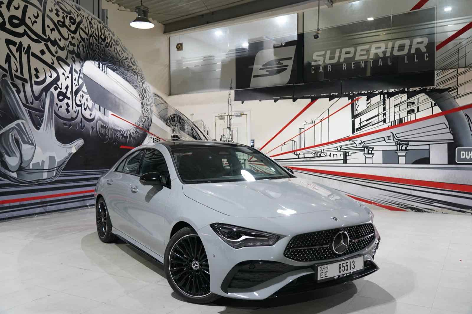 Mercedes CLA200, luxury car rental in Dubai