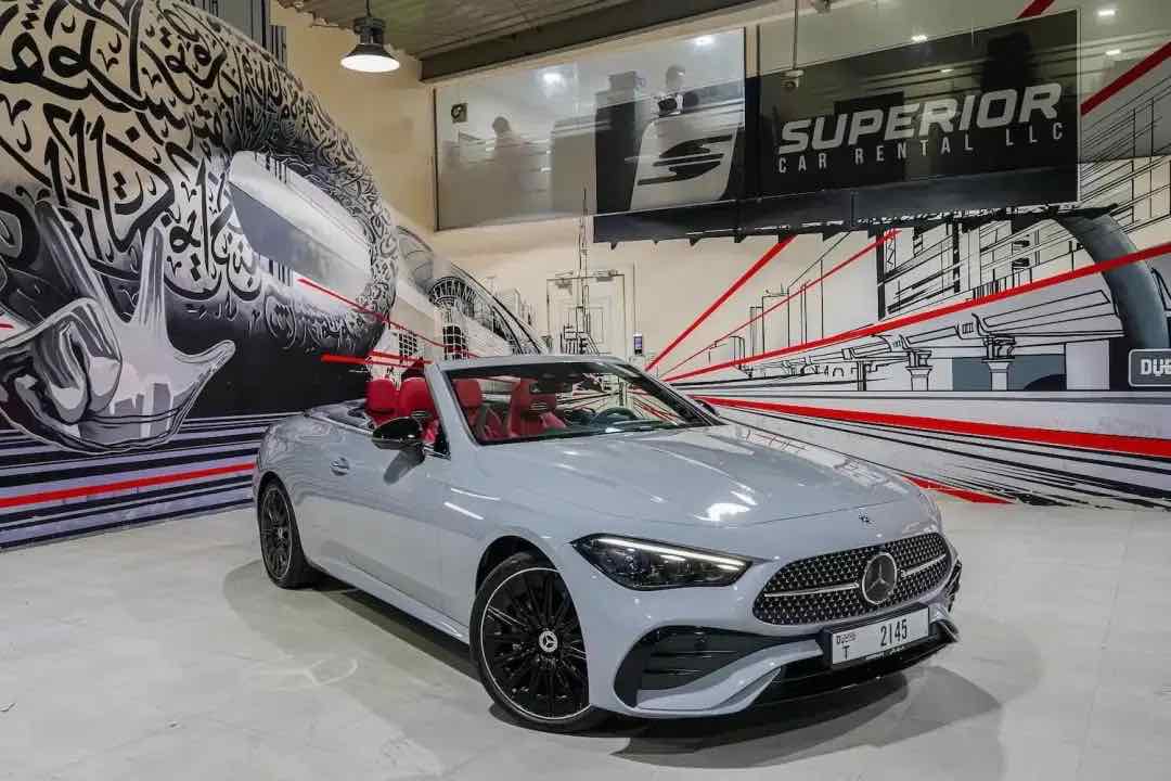 Mercedes CLE300 Cabriolet, luxury car rental in Dubai