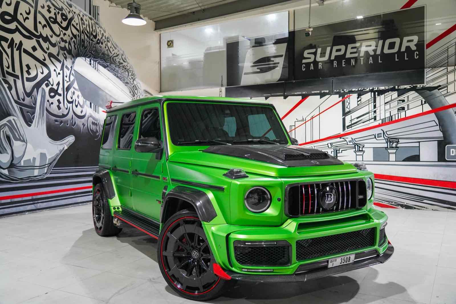 Mercedes G63 AMG Kit BRABUS G900 Rocket, luxury car rental in Dubai