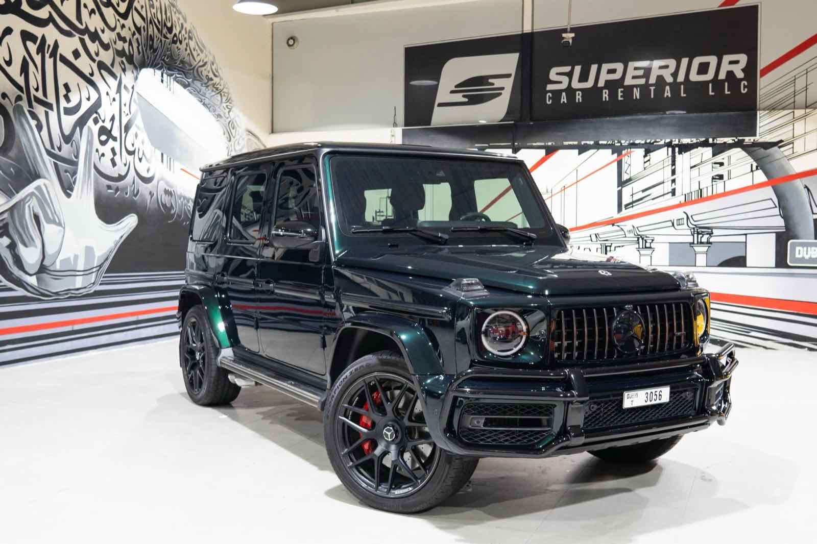 Mercedes G63 AMG Night Package, luxury car rental in Dubai