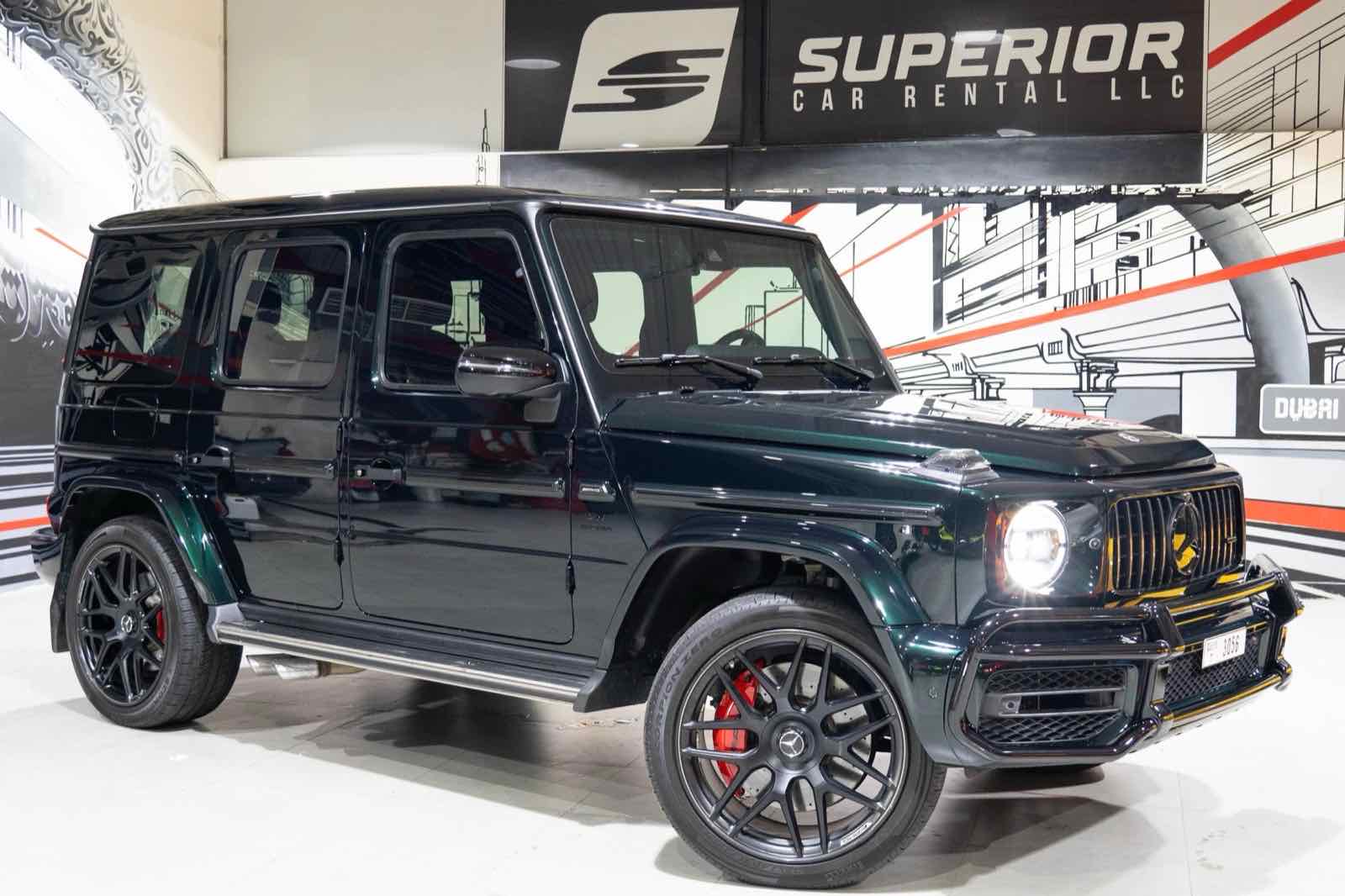 Mercedes G63 AMG Night Package for rent in Dubai, photo 1