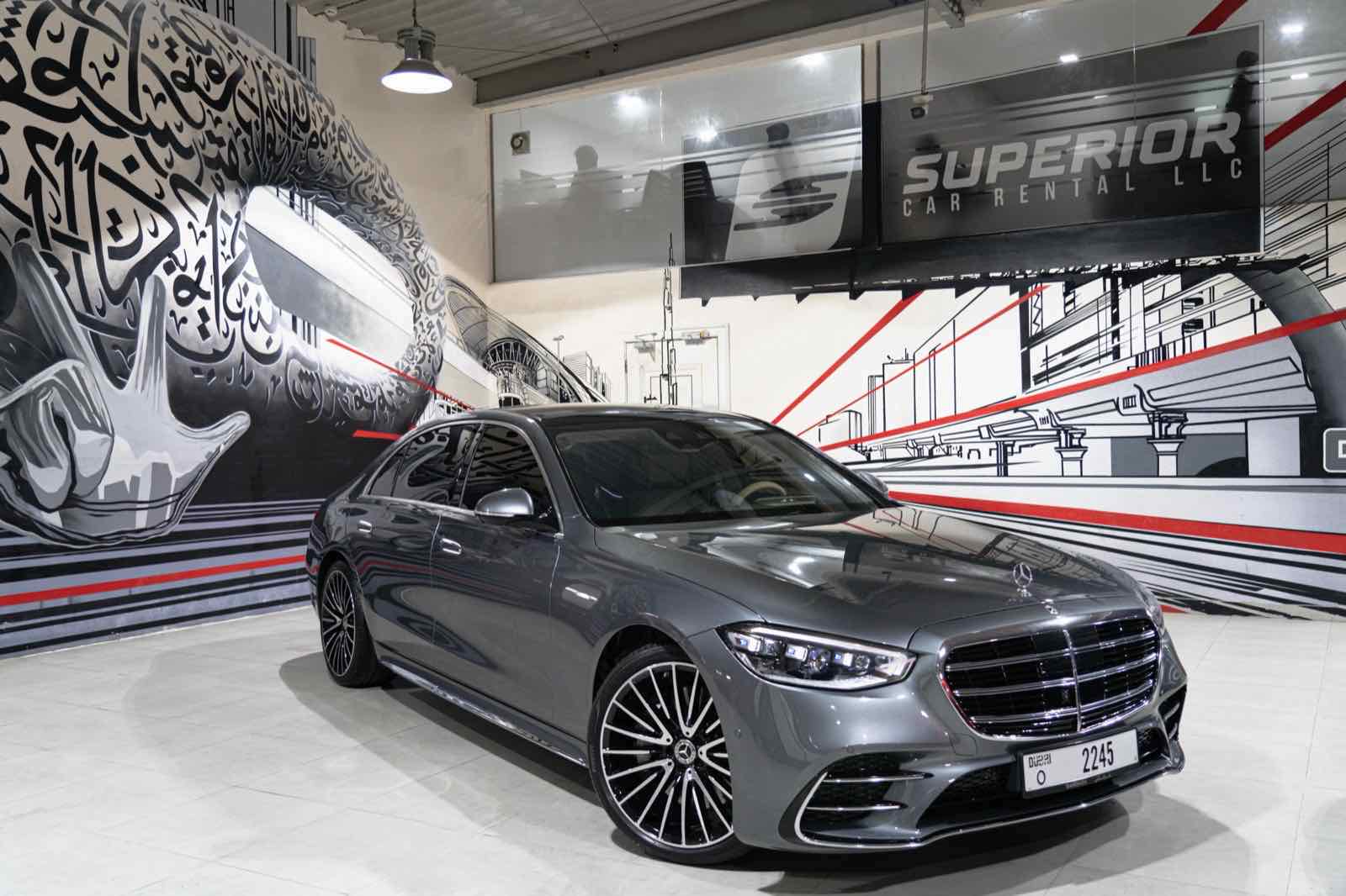 Mercedes S500 AMG, luxury car rental in Dubai