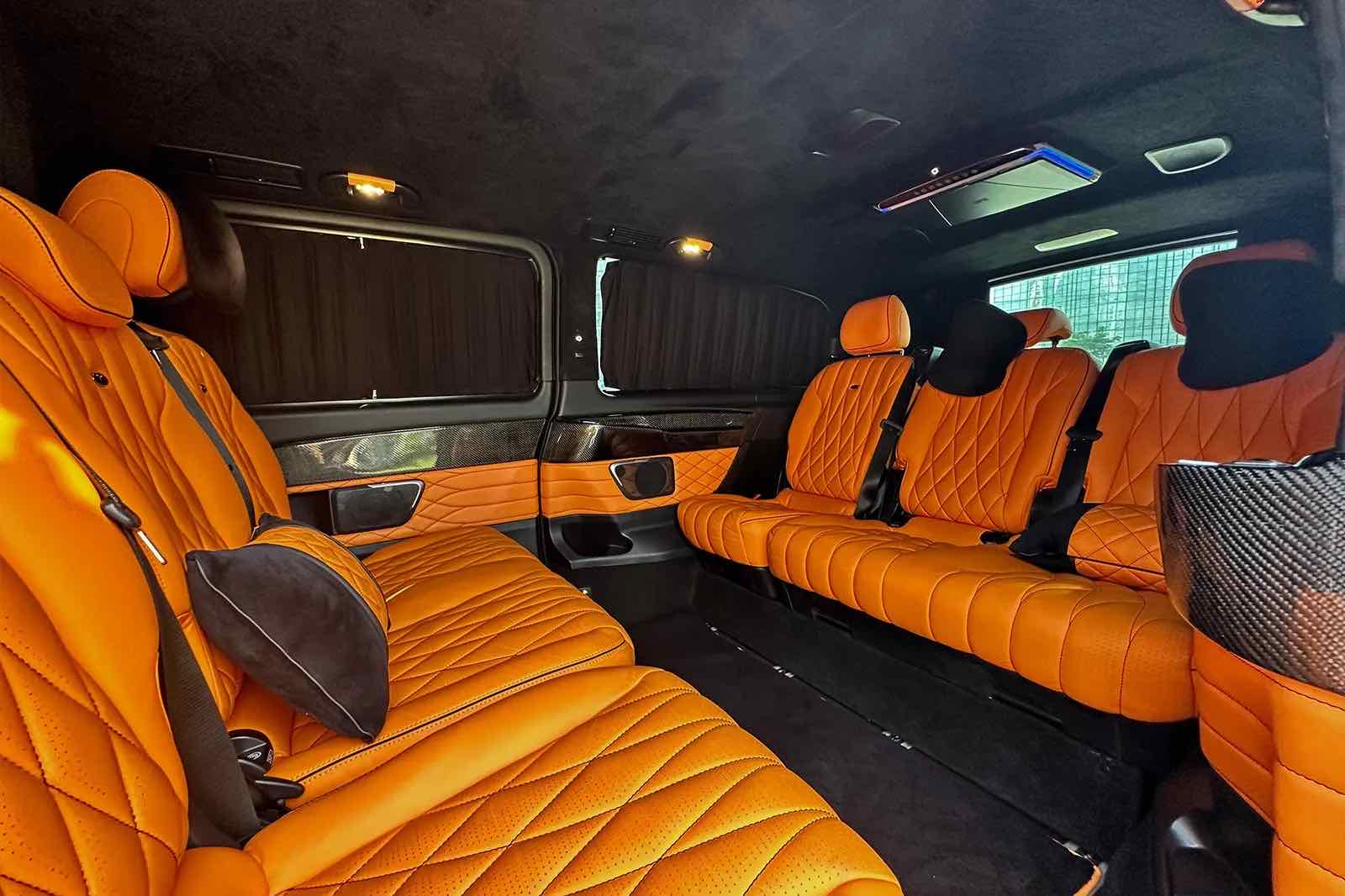 Mercedes V250 Falcon Edition for rent in Dubai, photo 5
