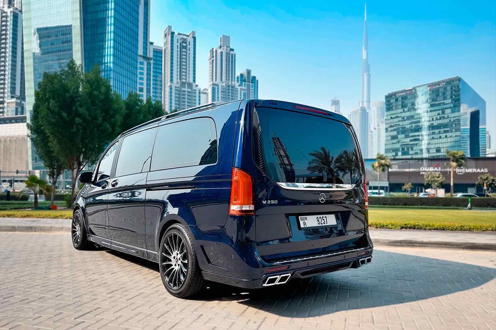 Mercedes V250 Falcon Edition for rent in Dubai, photo 7
