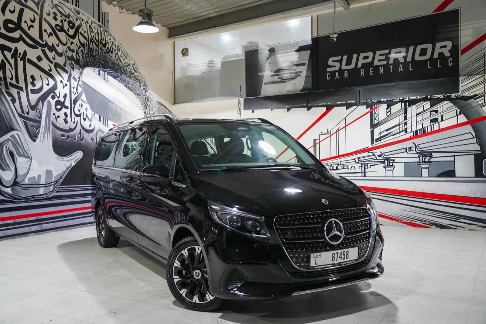 Mercedes V300, luxury car rental in Dubai