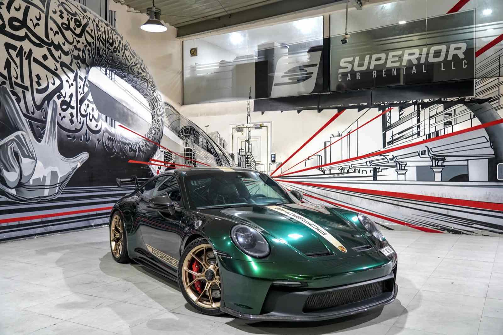 Porsche 911 GT3 Weissach, luxury car rental in Dubai