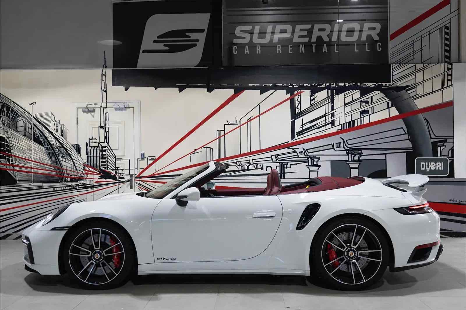 Porsche 911 Turbo Cabriolet for rent in Dubai, photo 1