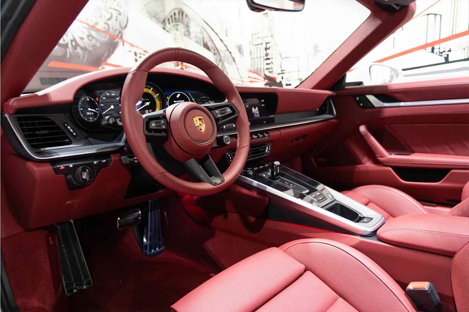 Porsche 911 Turbo Cabriolet for rent in Dubai, photo 2