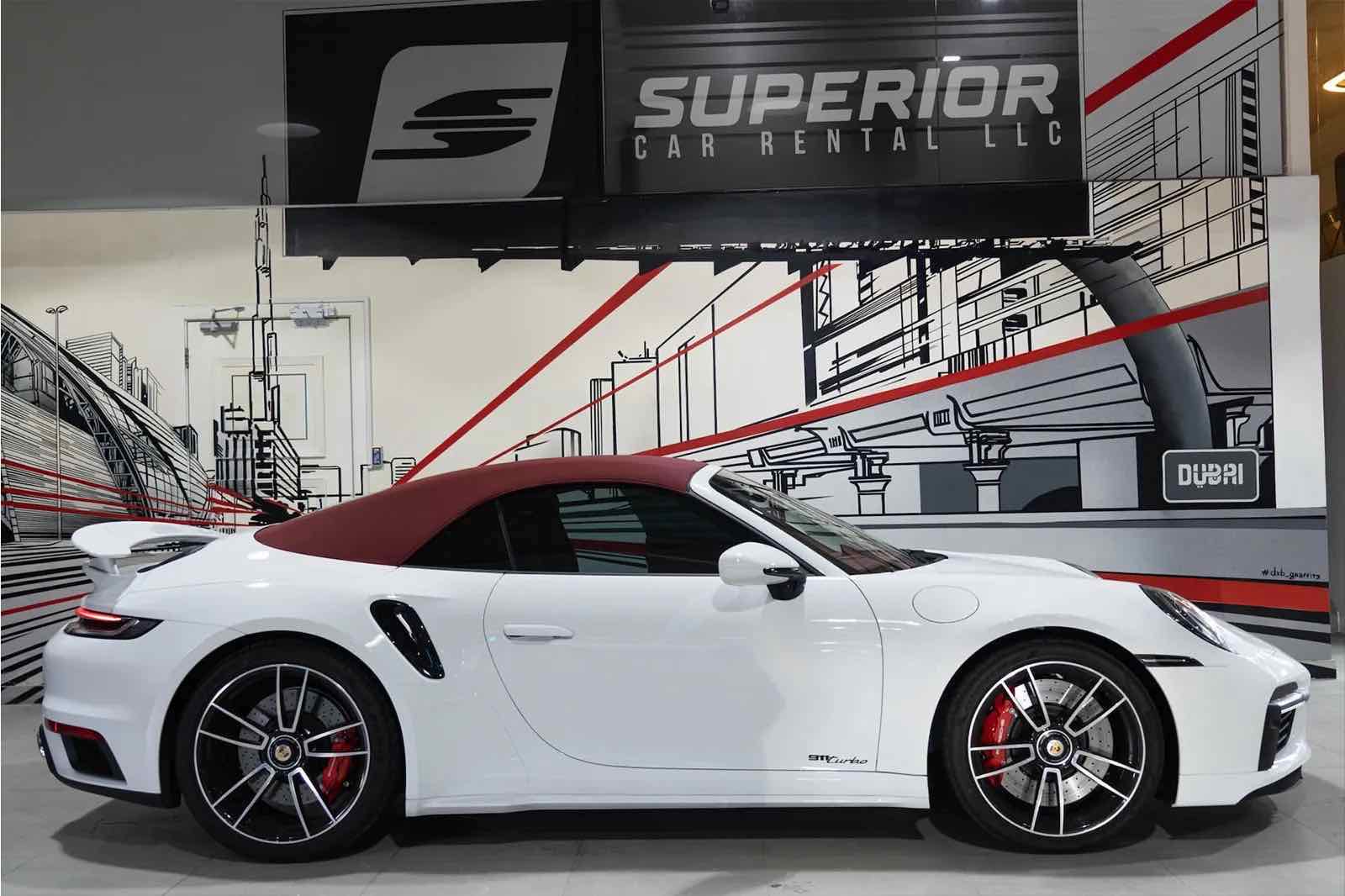 Porsche 911 Turbo Cabriolet for rent in Dubai, photo 5
