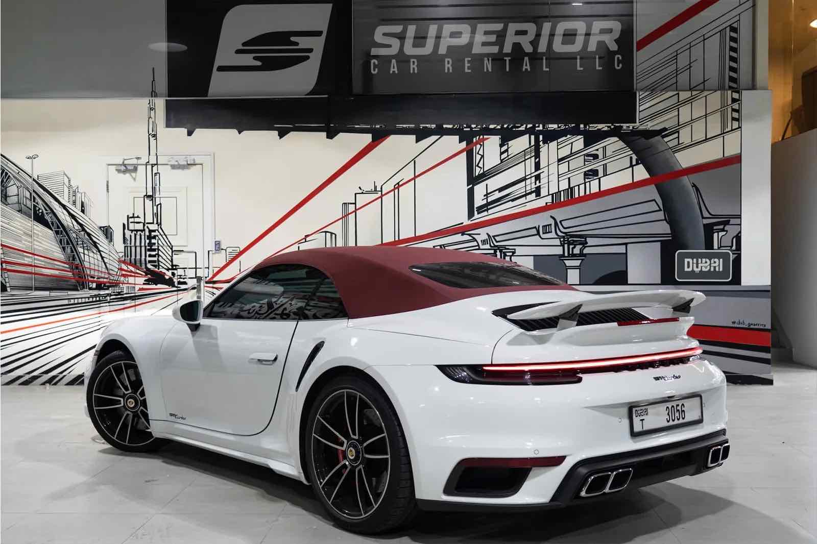 Porsche 911 Turbo Cabriolet for rent in Dubai, photo 6