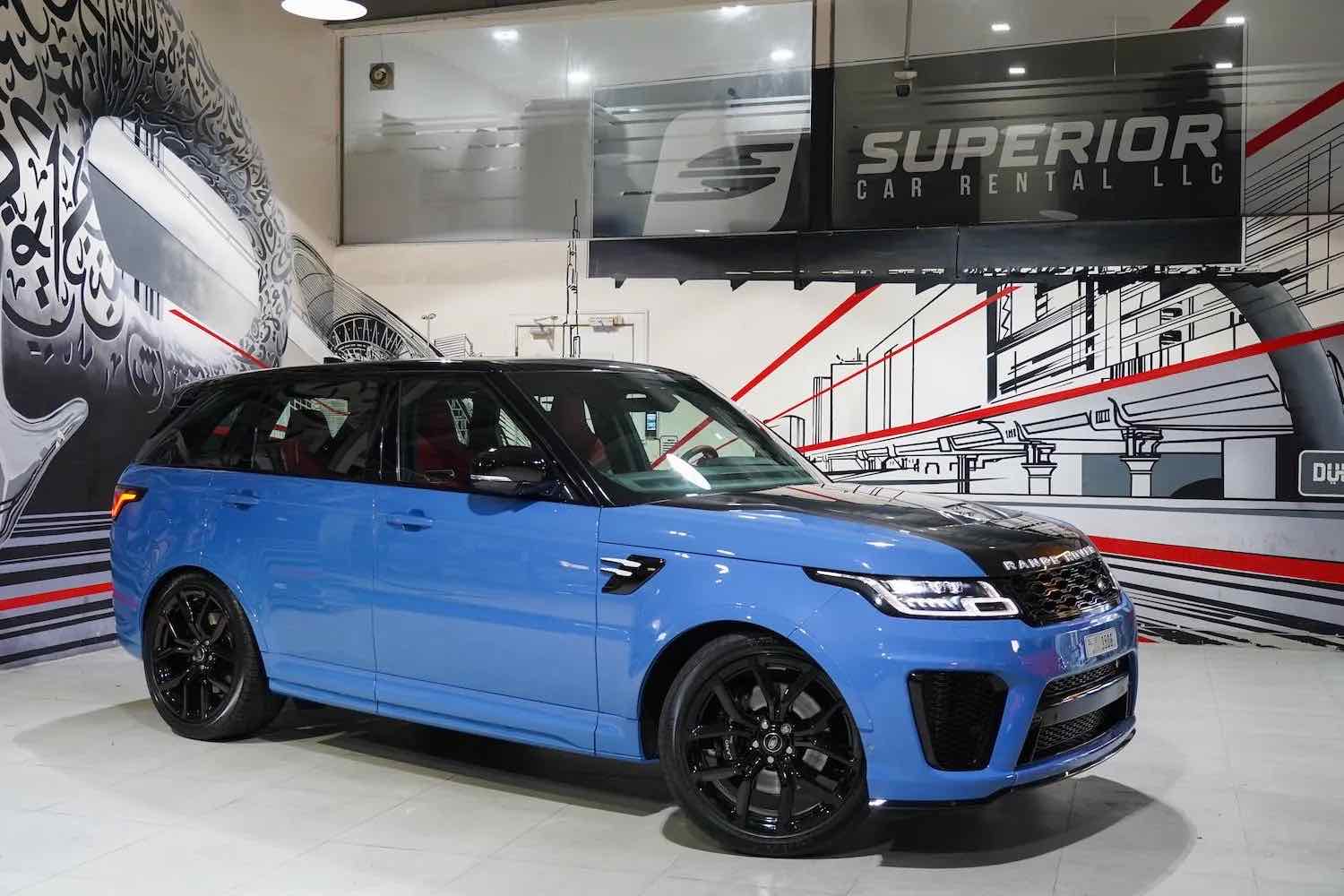 Range Rover Sport SVR for rent in Dubai, photo 1
