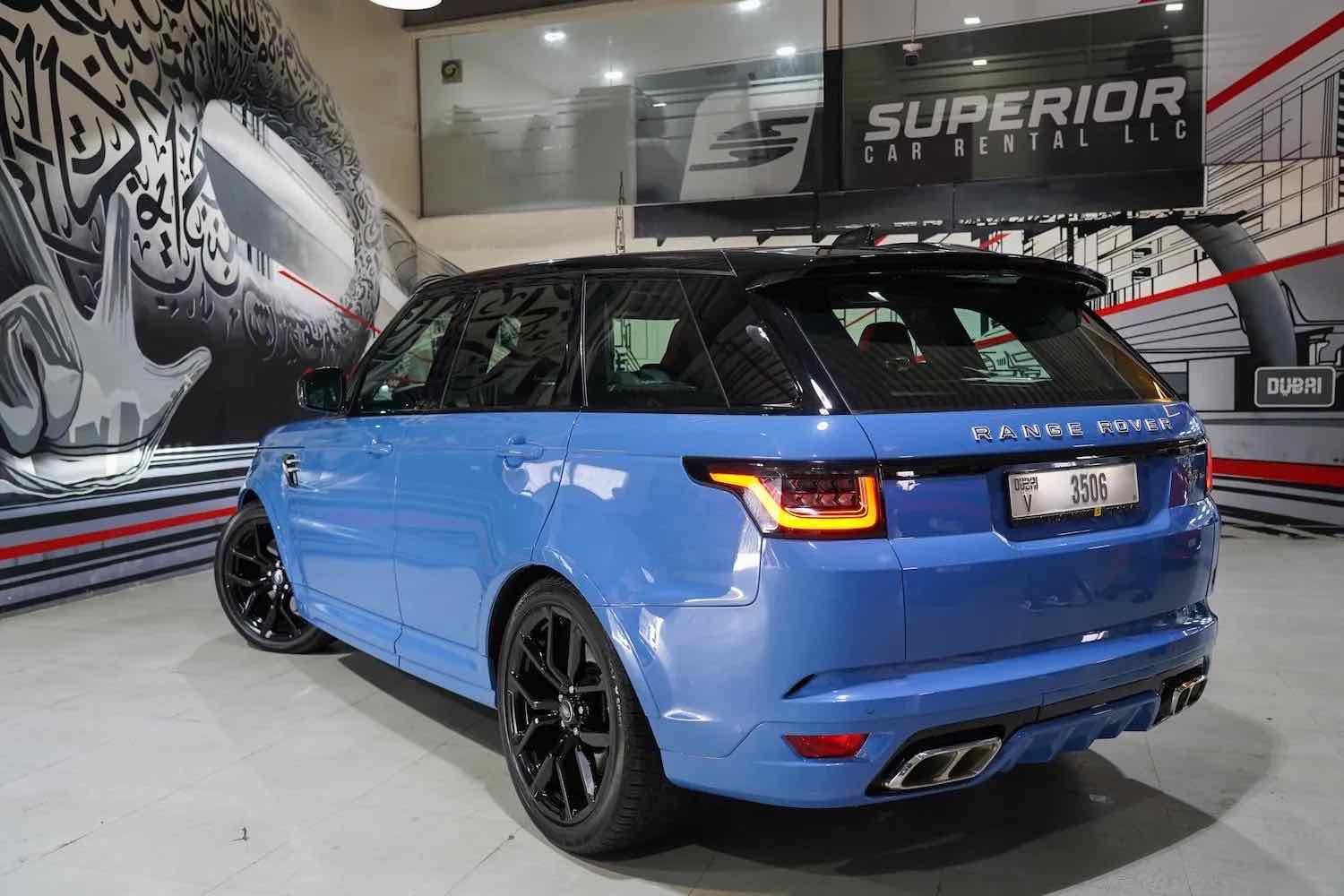 Range Rover Sport SVR for rent in Dubai, photo 8