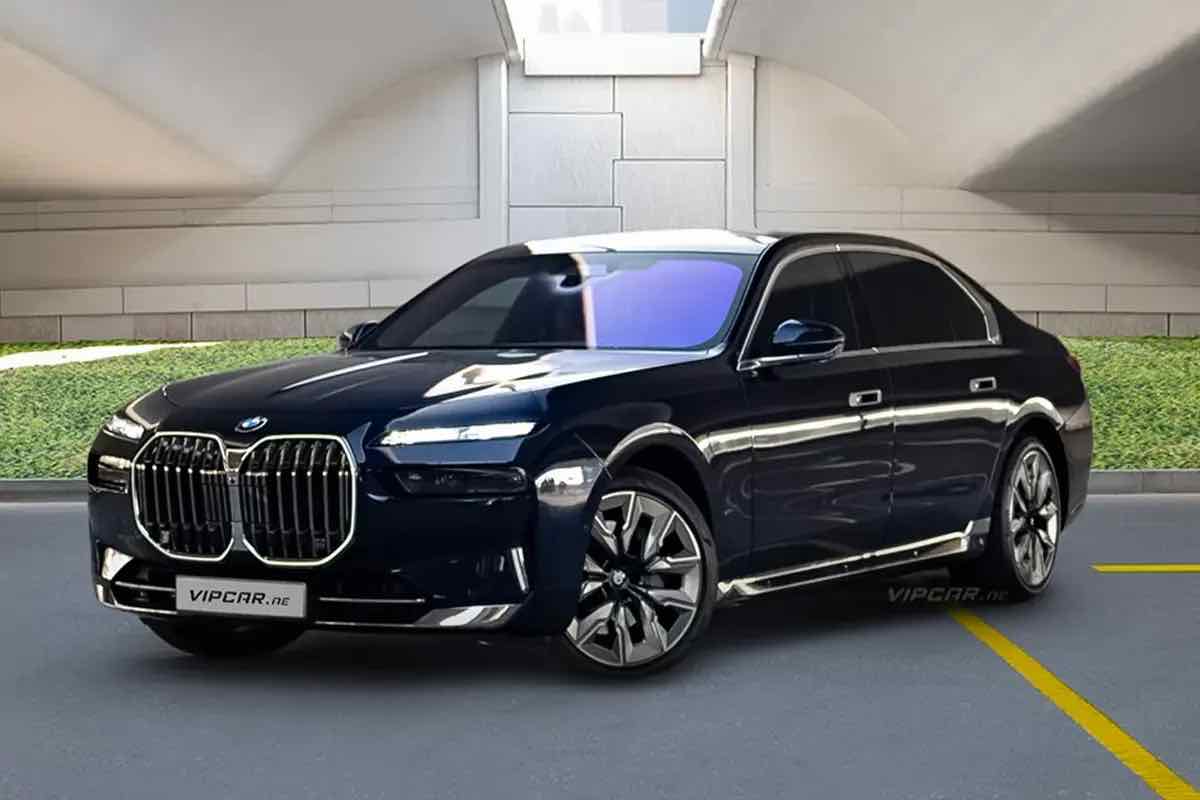 BMW 740Li, luxury car rental in Dubai