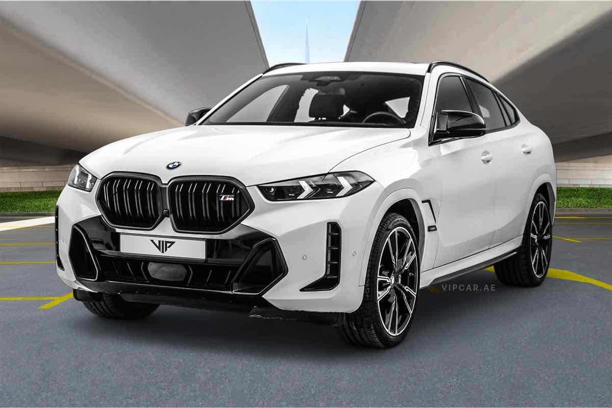 BMW X6 M60i, luxury car rental in Dubai