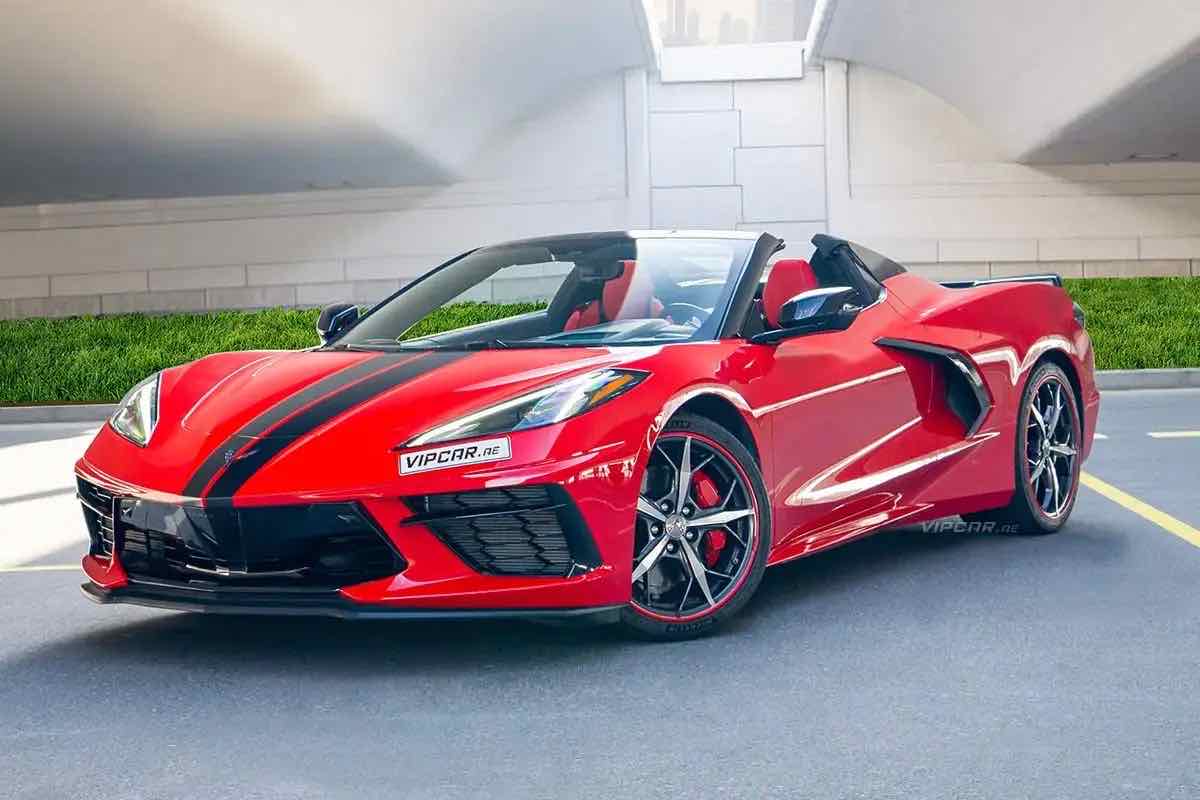 Chevrolet Corvette, luxury car rental in Dubai