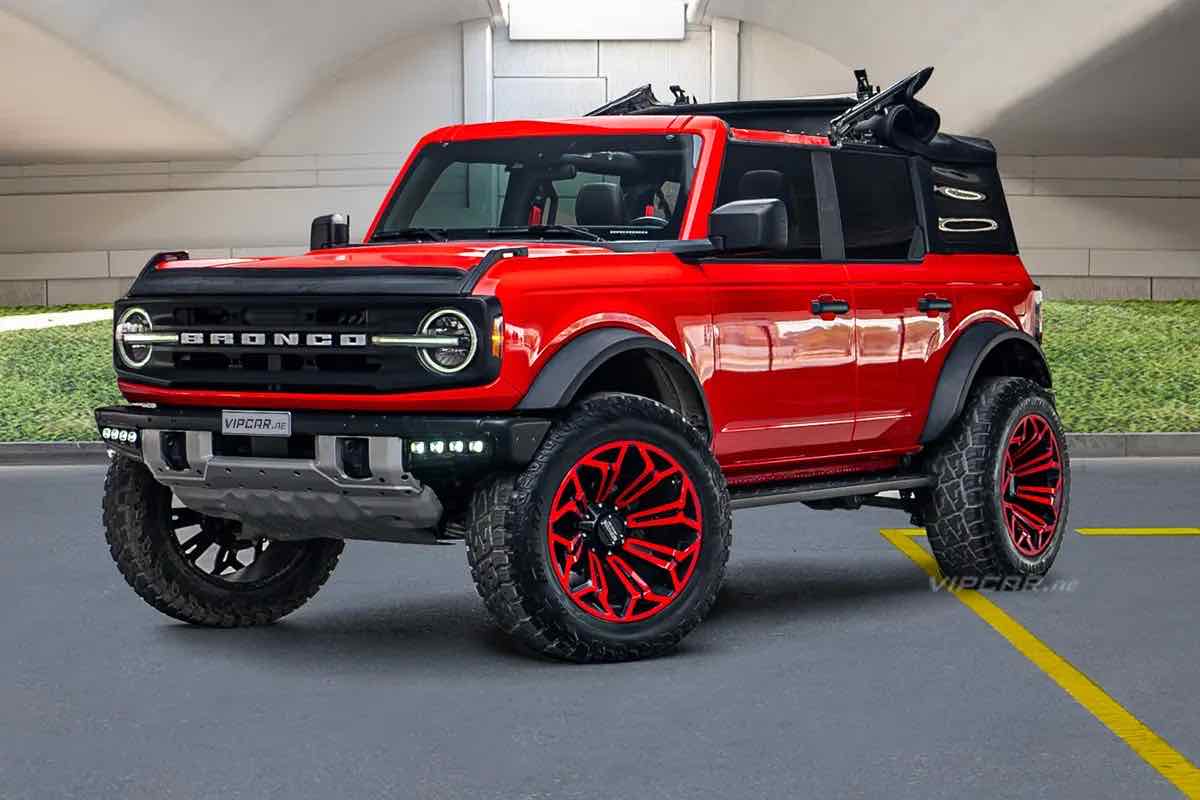 Ford Bronco, luxury car rental in Dubai