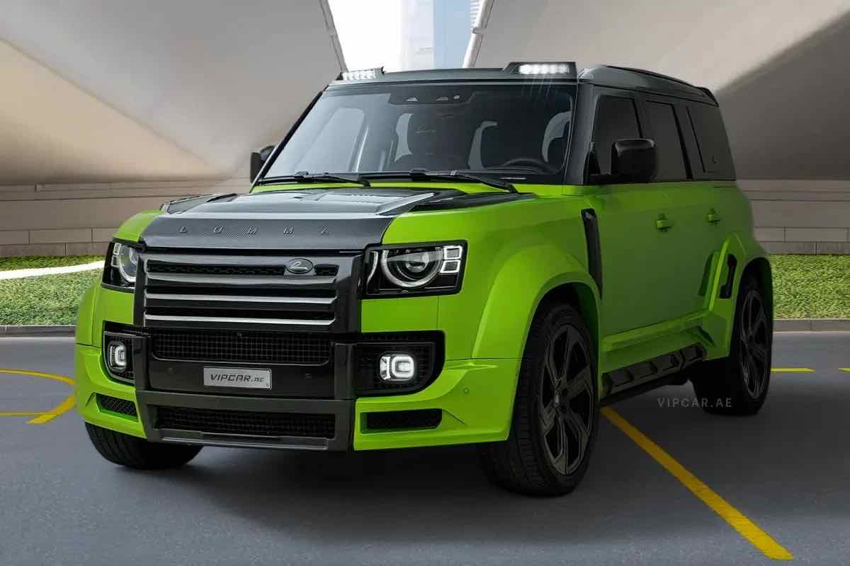 Land Rover Defender Luma, luxury car rental in Dubai