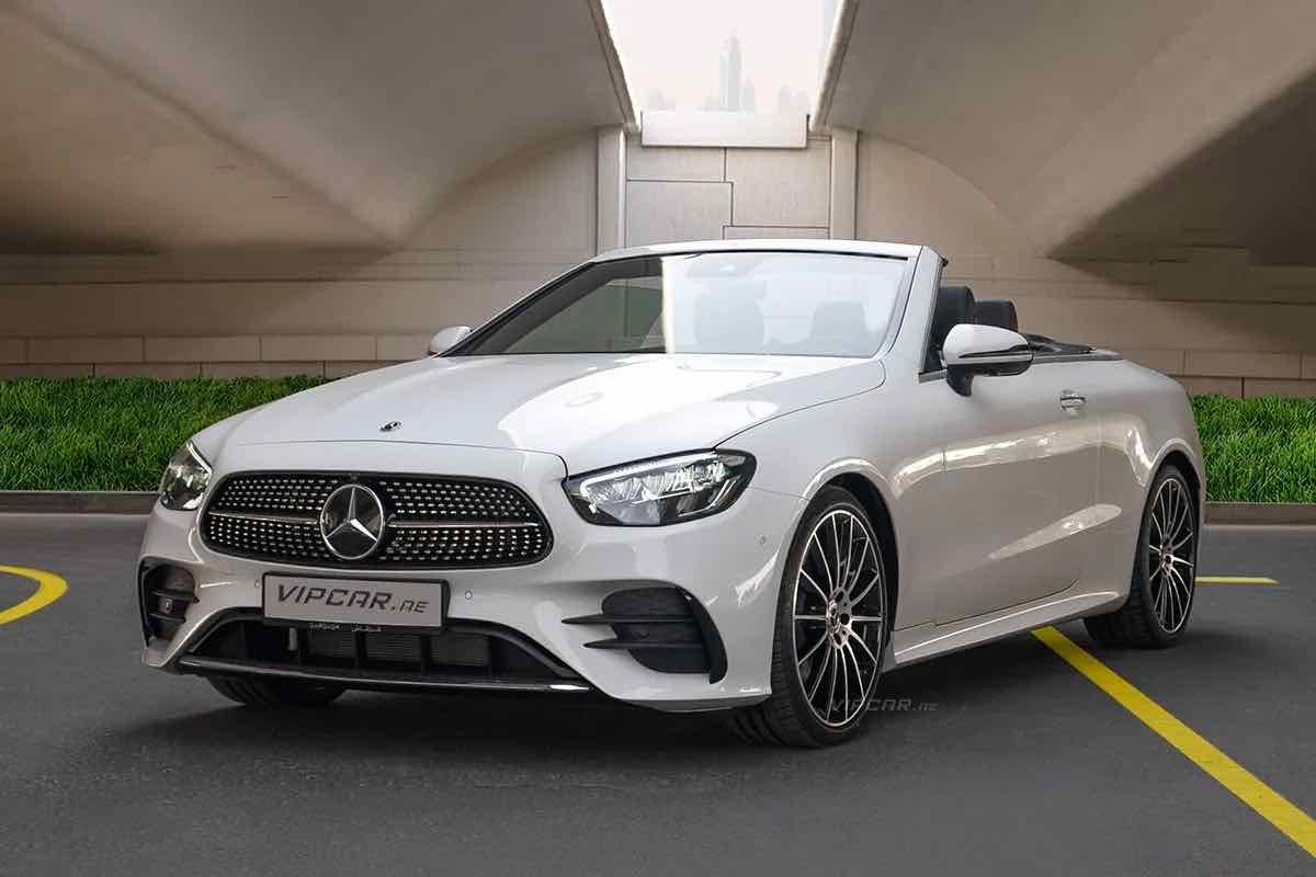 Mercedes Benz E200, luxury car rental in Dubai